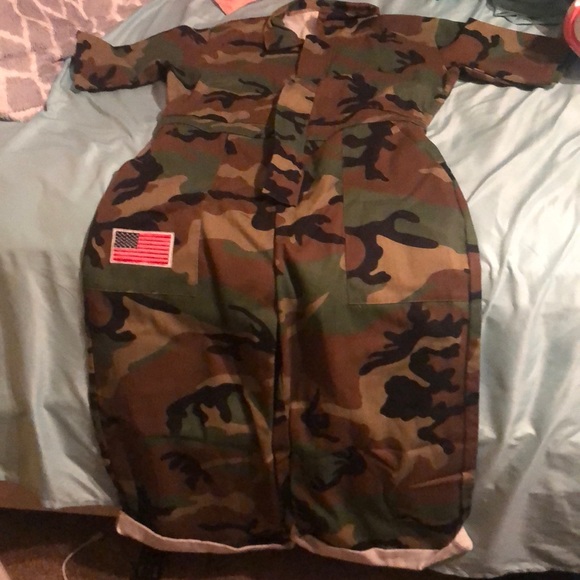 Tops - Army Fatigue Romper